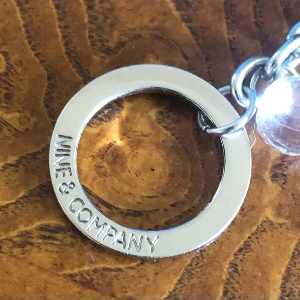 Nine and Company rhinestone crystal keychain
